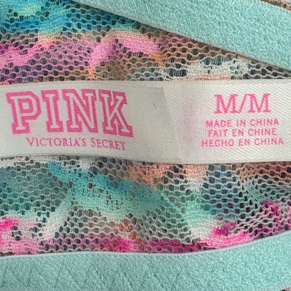 PINK Victoria’s Secret Multi Colored Laced Bralette - Picture 6 of 8